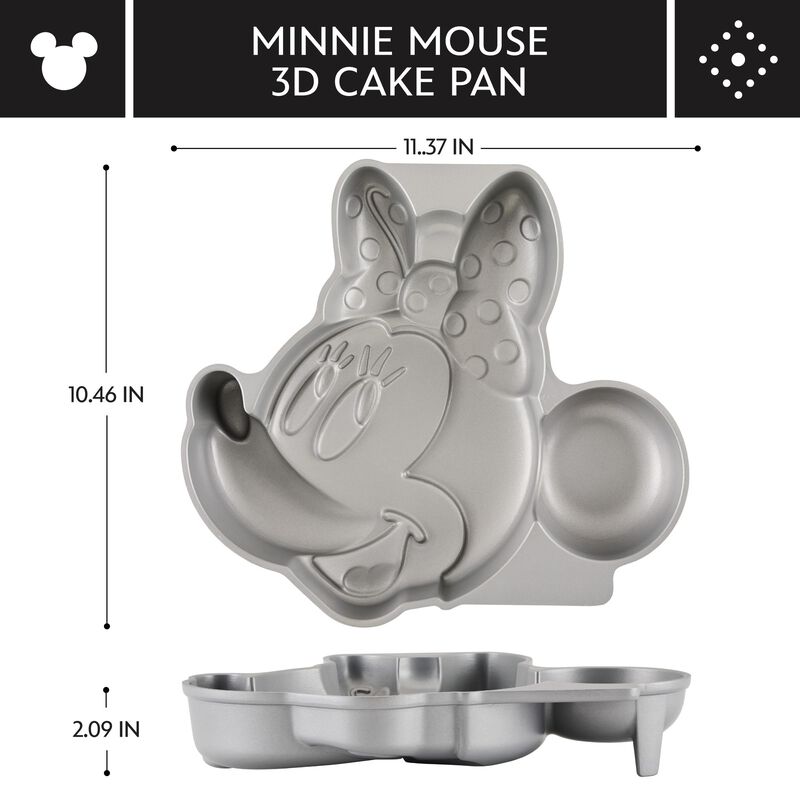 Molde para Hornear Farberware Minnie Mouse 3D G... image number null