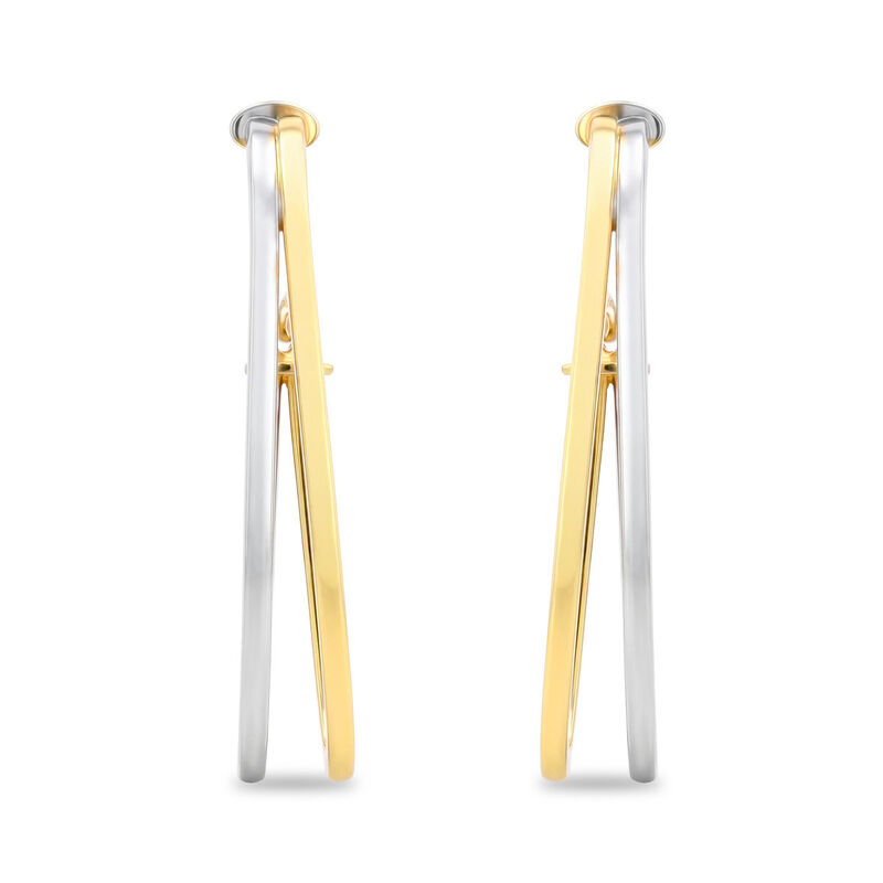 Arracadas 2begold Amarillo Con Blanco (925+1/10... image number null