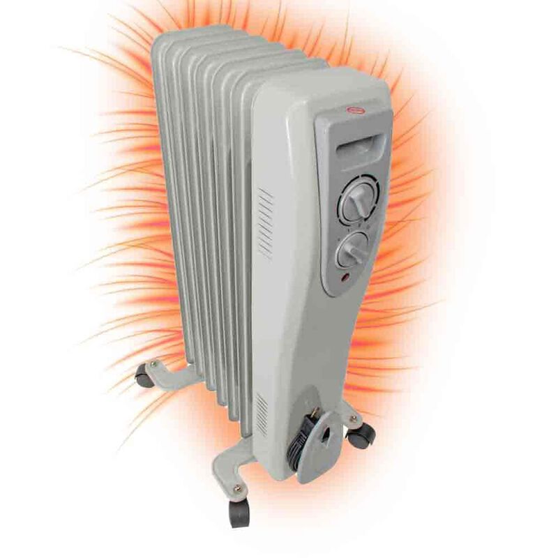 Calentador ambiente de aceite piso al 1500w image number null