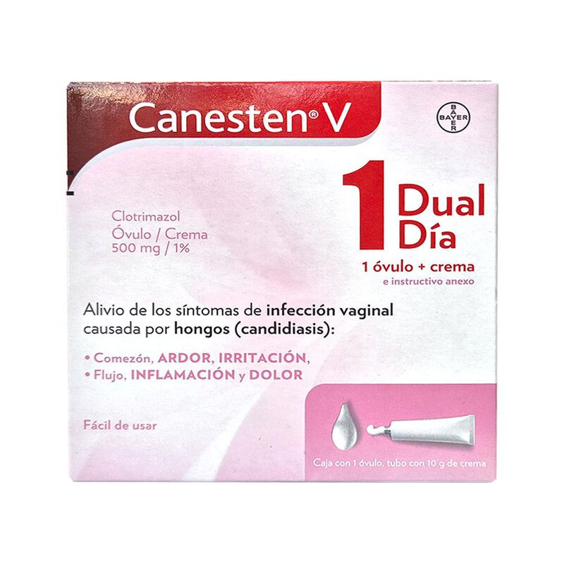 Canesten V 1 D&iacute;a Dual (&oacute;vulo + Crema) image number null