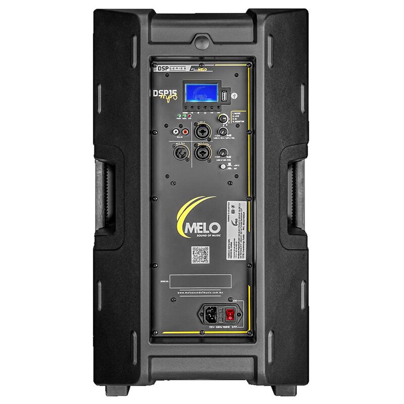 Melo Dsp15-mp3 Bafle Activo 15 Pul 1300w 130db ... image number null