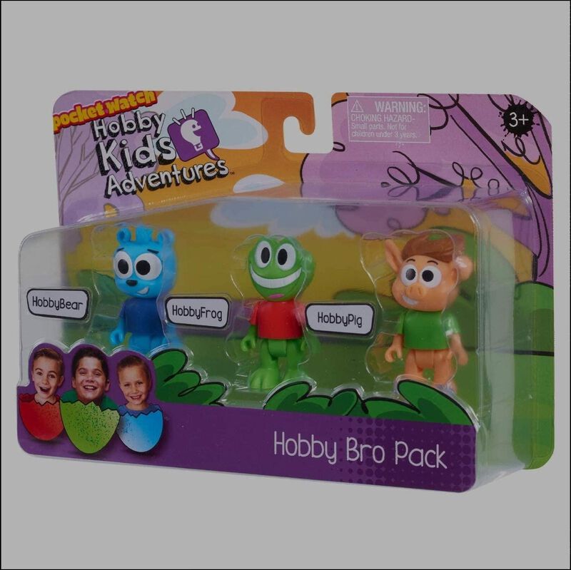 Hobbykids 3 Piezas. Hobby Bro, Set De Figuras image number null
