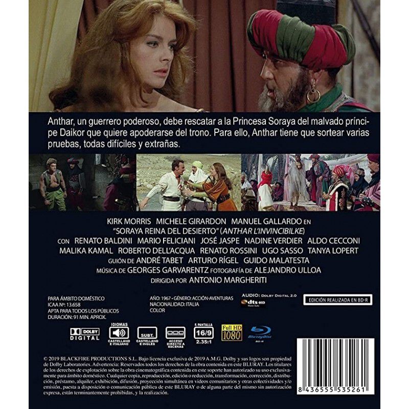 Soraya, Reina Del Desierto [blu-ray R] (1964) A... image number null