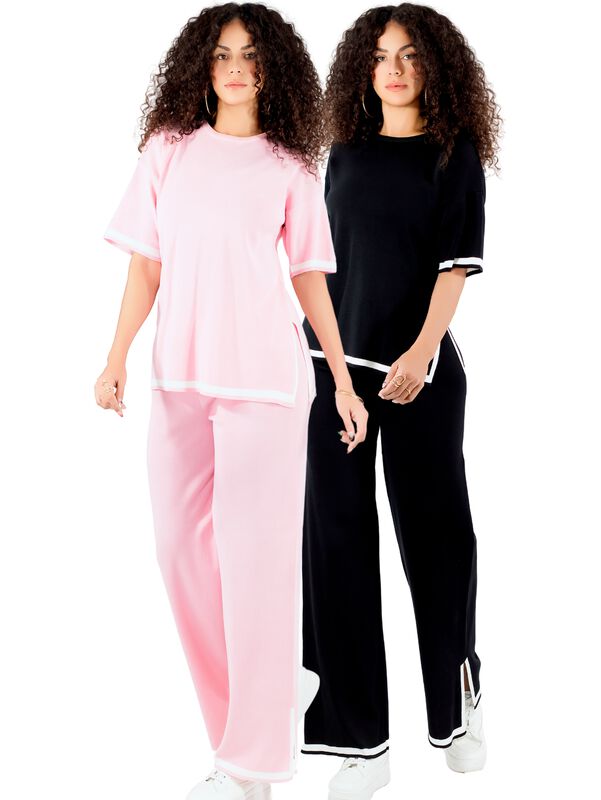 Pack De 2 Conjuntos Mujer CONJ-073-PX2 Negro y ... image number null