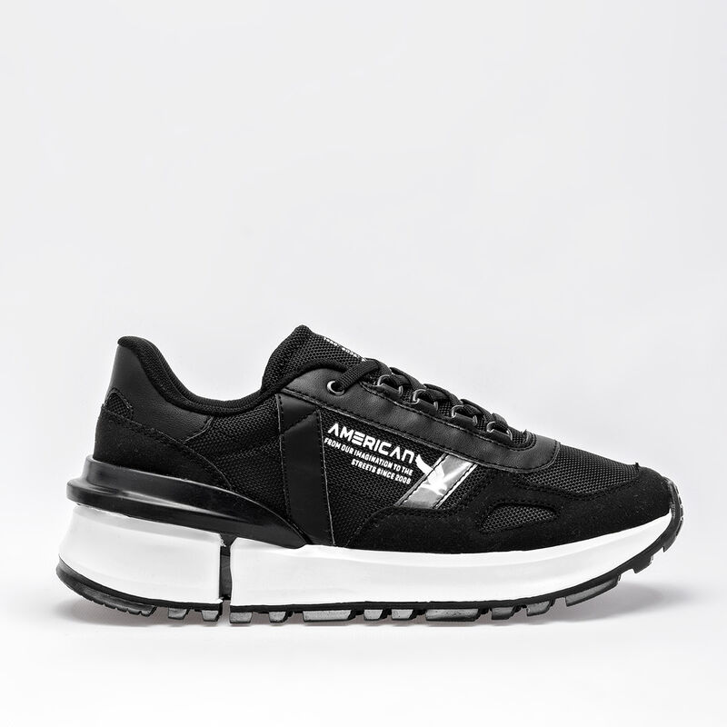 American Fire tenis para mujer negro cod 141112... image number null