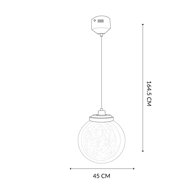 L&aacute;mpara Colgante Prismatic Mil Luces image number null