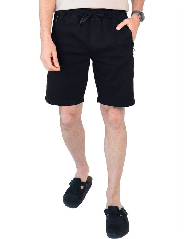 Short Caballero Cintura Ajustable Negro Rooseve... image number null