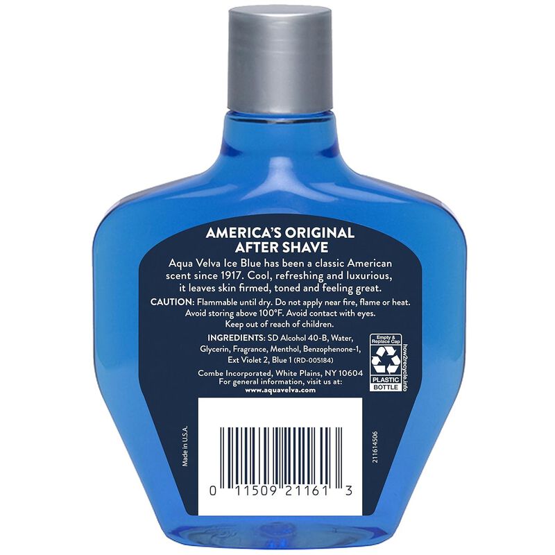 Aqua Velva After Shave, Azul Hielo Cl&aacute;sico, 7 O... image number null