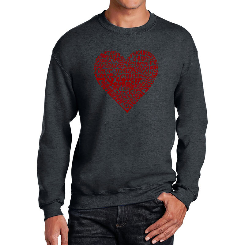 Sudadera De Cuello Redondo Word Art Para Hombre... image number null