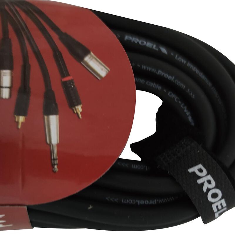 Proel LW-MC250LU06 Cable 6 Metros XLR a XLR Par... image number null