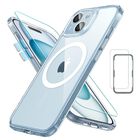 Set De Fundas Esr Para Iphone 15 Transl&uacute;cidas Mate Con Protector De Pantalla