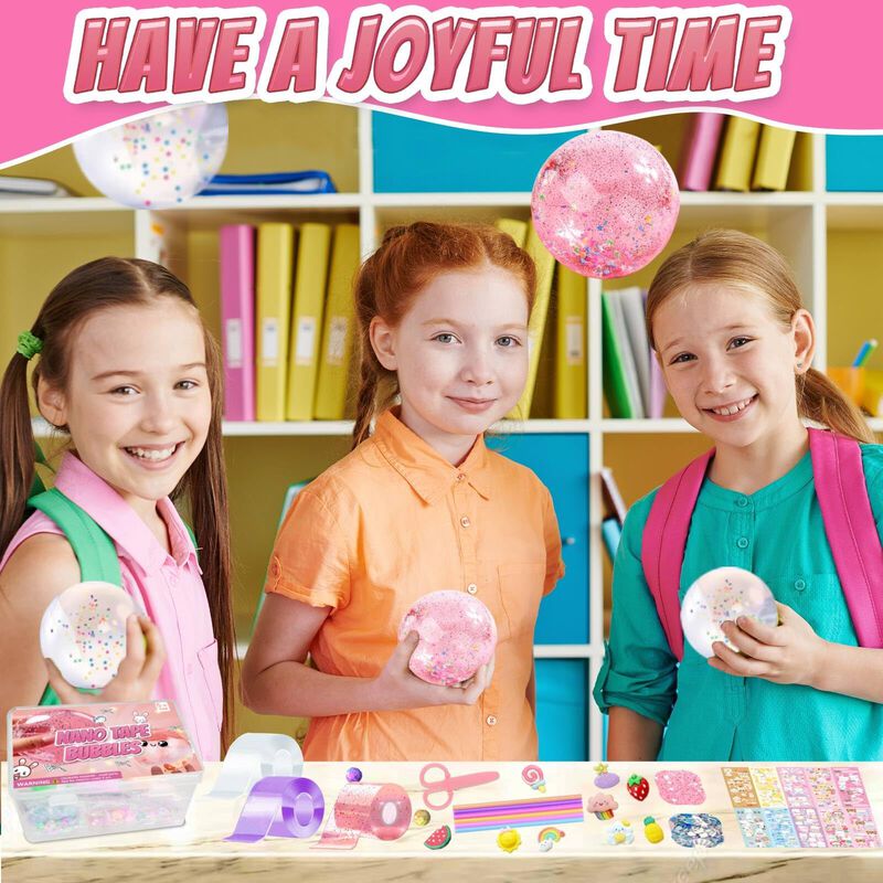 Kit De Burbujas Nano Tape Jimcii Pink Para Ni&ntilde;o... image number null