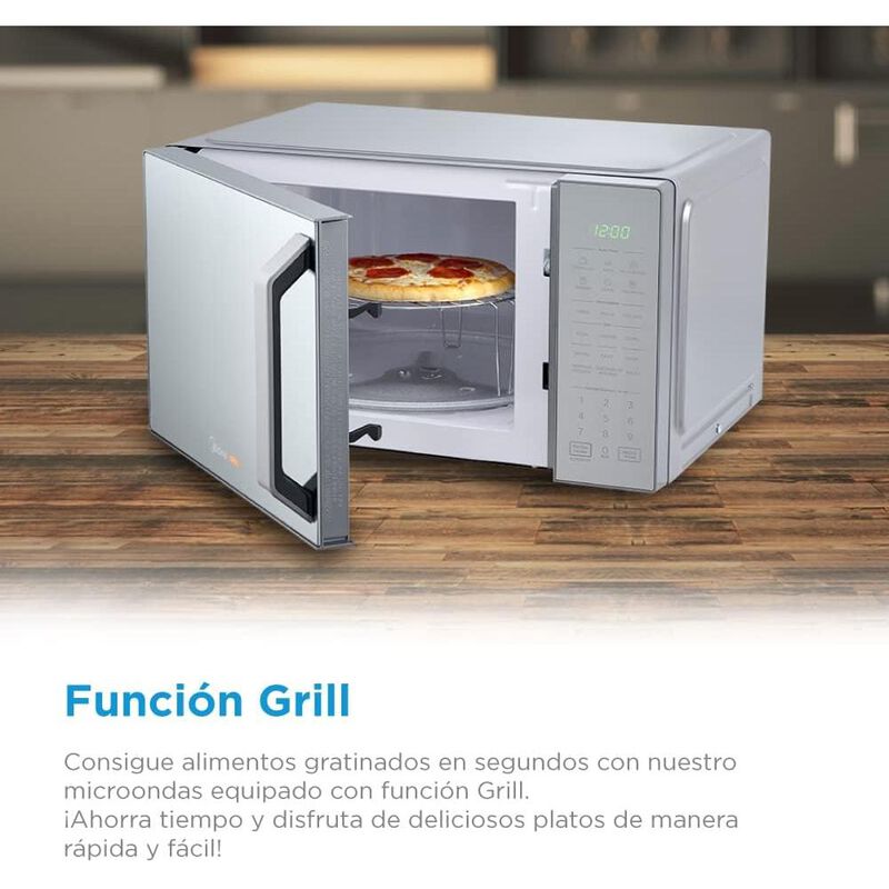 MICROONDAS MIDEA MMDXG11S2MG 1.1 PIES GRILL PUE... image number null