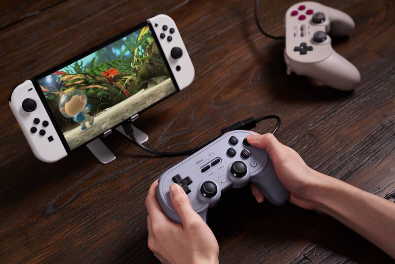 Controlador Con Cable 8bitdo Pro 2 Para Switch/... image number null
