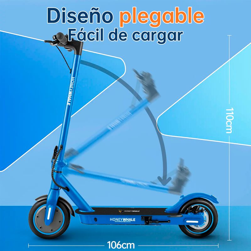 Scooter Eléctrico M2 Pro Honey Whale azul image number null