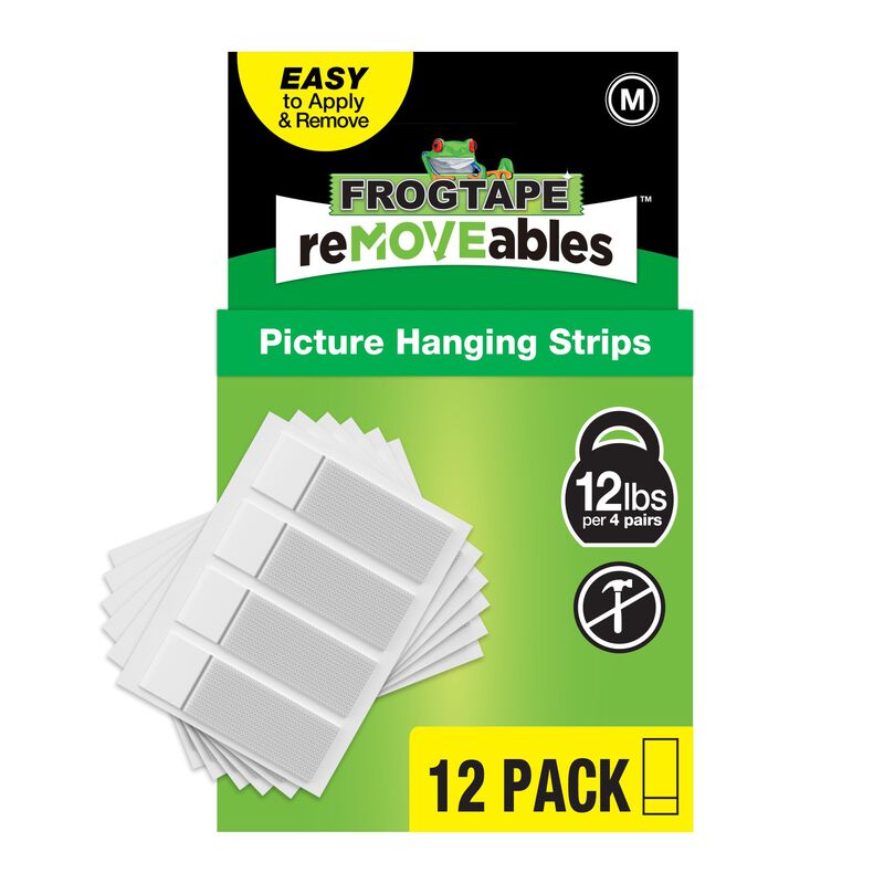 Tiras Para Colgar Cuadros Frogtape 12 Pares 5 k... image number null