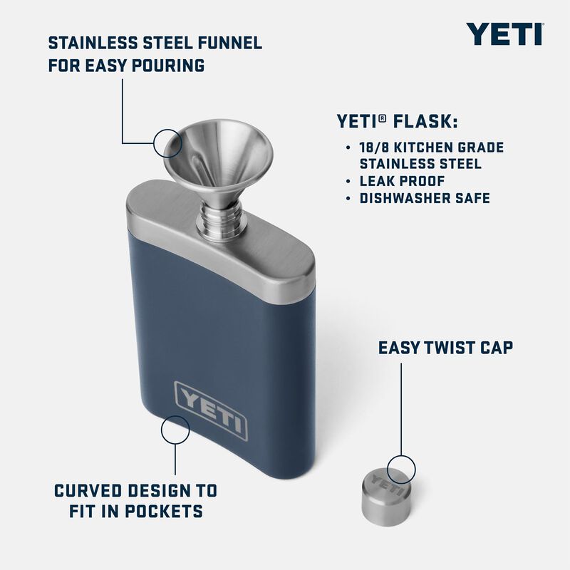 Frasco Yeti De 200 Ml, 7 Onzas, Con Embudo De A... image number null