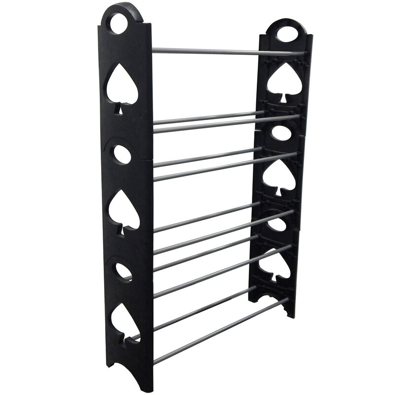 Rack de Zapatos de Lujo 20 Pares Negro image number null
