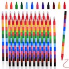 Crayones Ocbewua 24 Piezas Apilables &ndash; 12 Colores