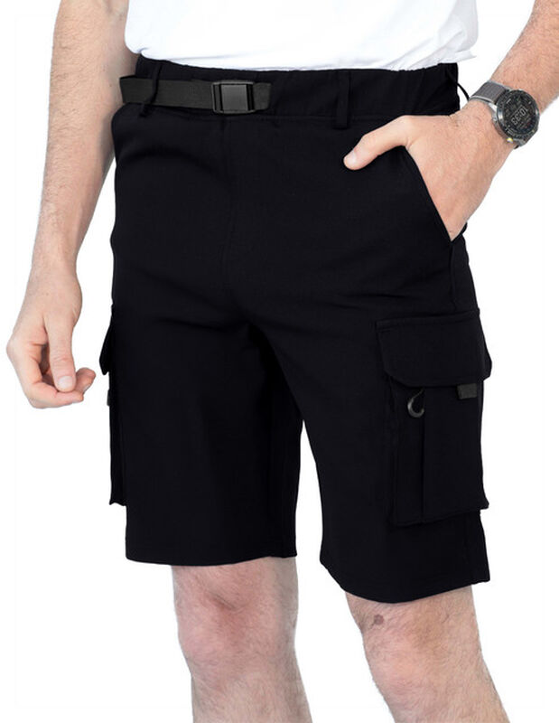 Short Caballero Premium Cintura Ajustable Negro... image number null