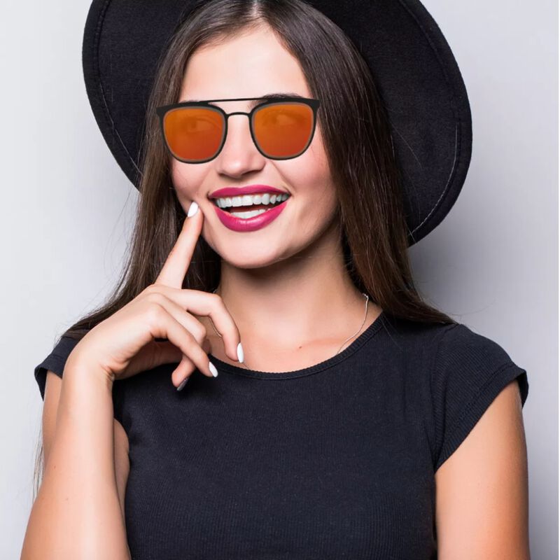 Lentes De Sol Naranja Polarizada Anti-uv Empori... image number null