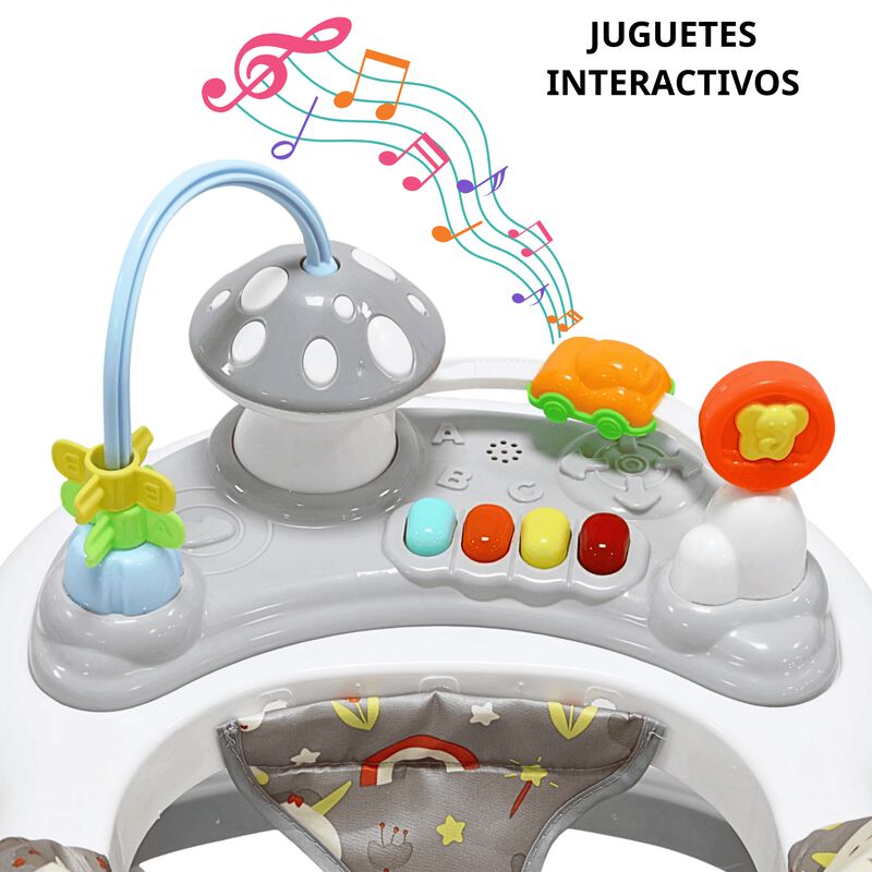 Andadera para Beb&eacute; Hongo Musical Juguetes Inter... image number null