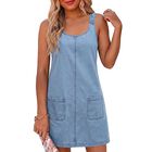 Vestido Denim Babydoll Dokotoo Azul