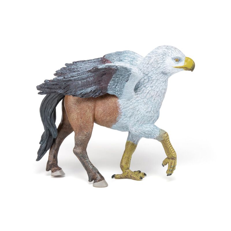 La Figura Papo Hippogriff Blanca Y Marr&oacute;n Estim... image number null