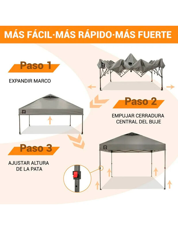 Toldo Plegable Member&rsquo;s Mark 3x3 Instant&aacute;neo Pa... image number null