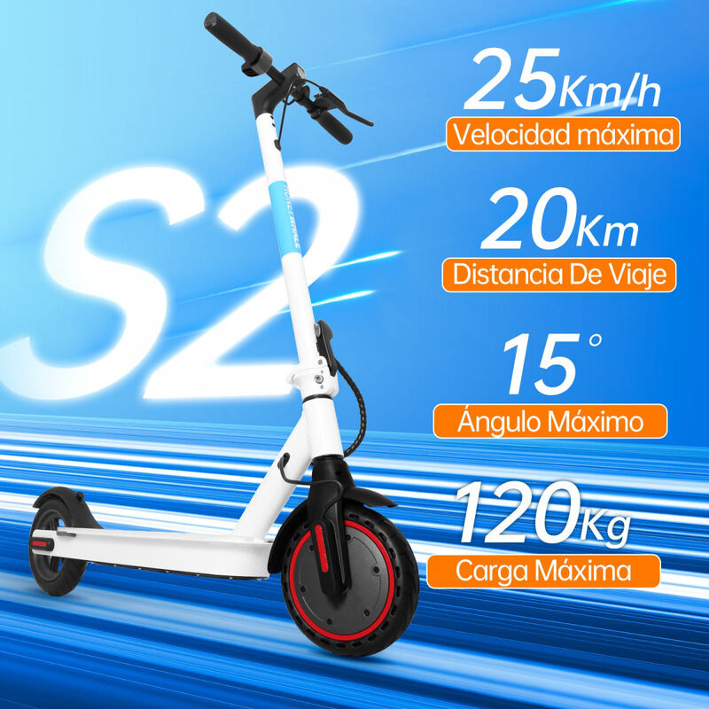 Scooter Eléctrico Honey Whale S2 Blanco image number null