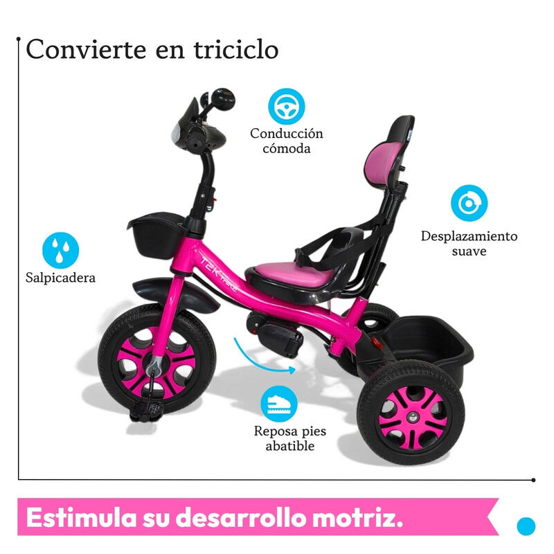 Triciclo C/ Bast&oacute;n Dirigible Torreta Musical y ... image number null