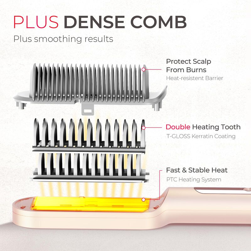 Cepillo Alisador De Pelo Tymo Ring Plus Ionic T... image number null