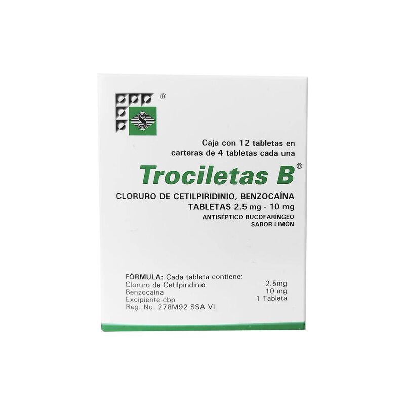 Trociletas B 2.5 Mg/10 Mg 12 Tableta(s) image number null