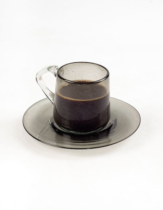 Tazas c/ Platos Set de 6 Tazas con Plato de Vid... image number null