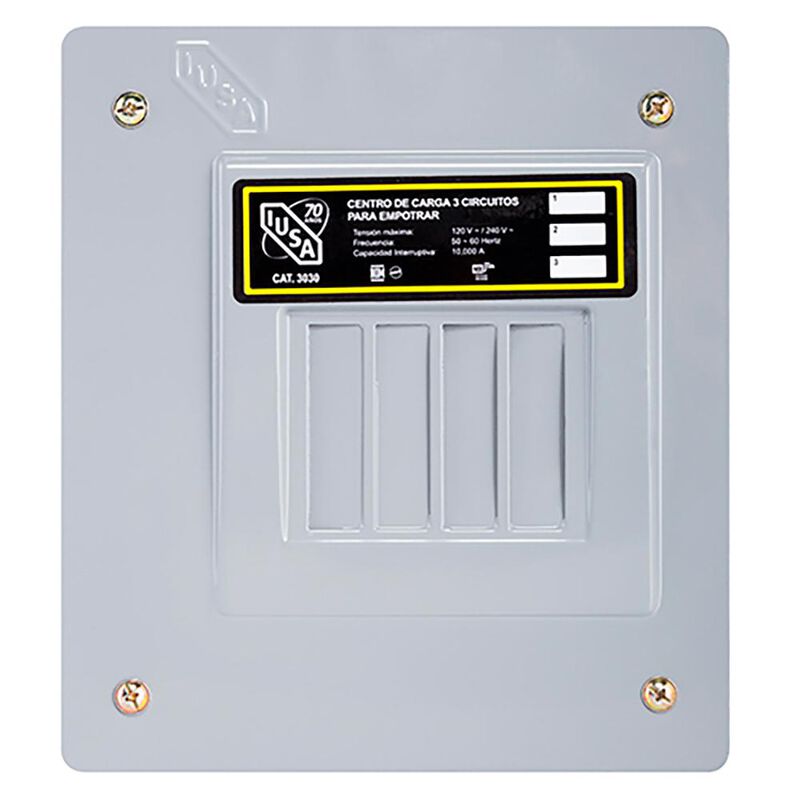 Centro de carga 3 polos empotrable image number null