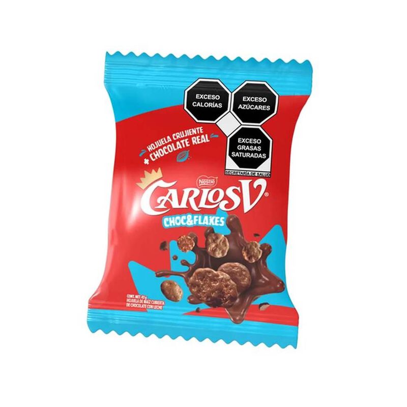 CHOCOFLAKES CARLOS V 40 GR image number null