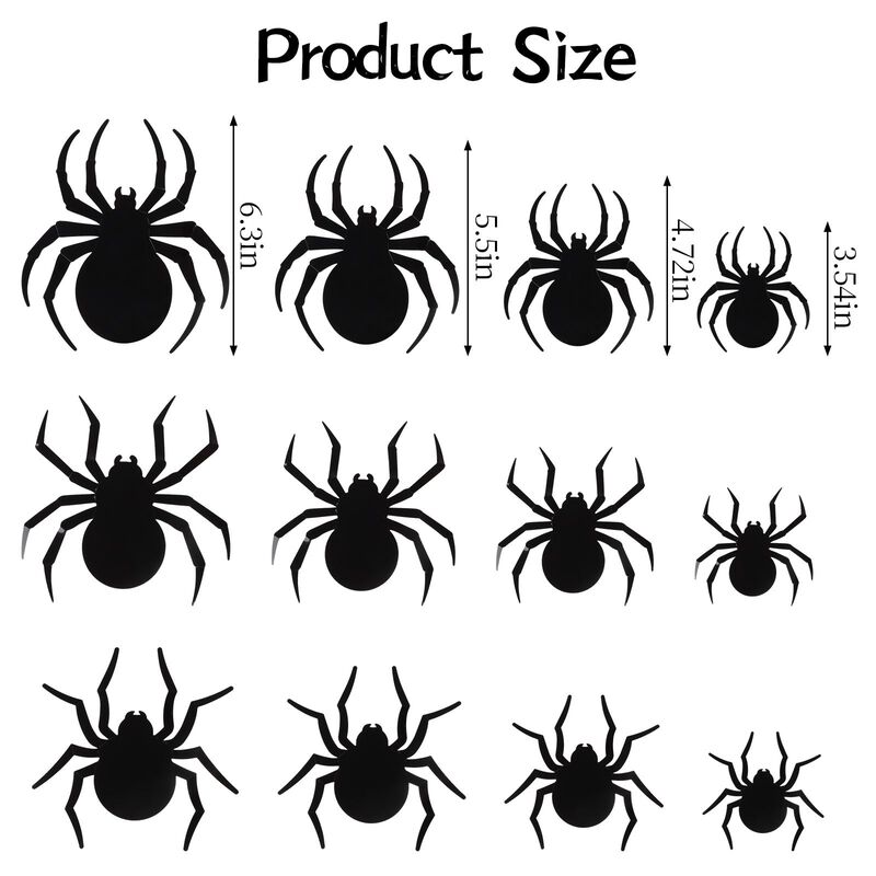 Pegatinas 3d Ara&ntilde;a Ccinee 36 Piezas Iluminadas ... image number null