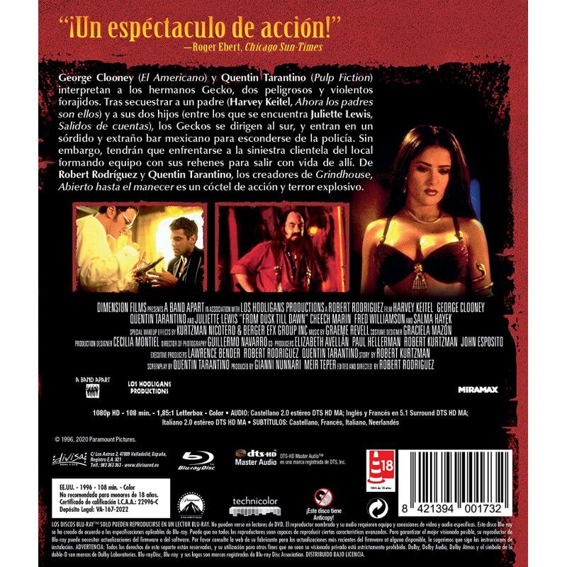 Abierto hasta el amanecer - BD [Blu-ray] image number null