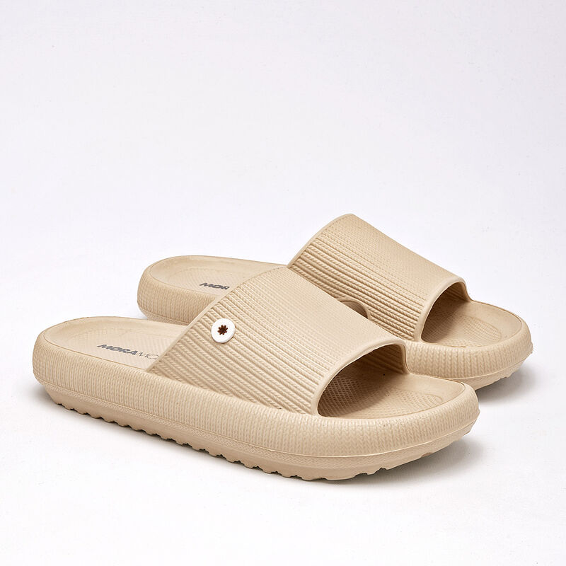 Moramora Sandalia para mujer beige image number null