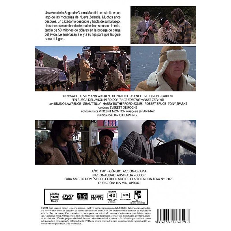 En Busca Del Avi&oacute;n Perdido [dvd] (1981) Race Fo... image number null