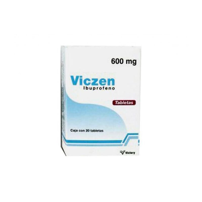 Viczen 20Tab 600Mg 600mg caja con 20 tabletas image number null