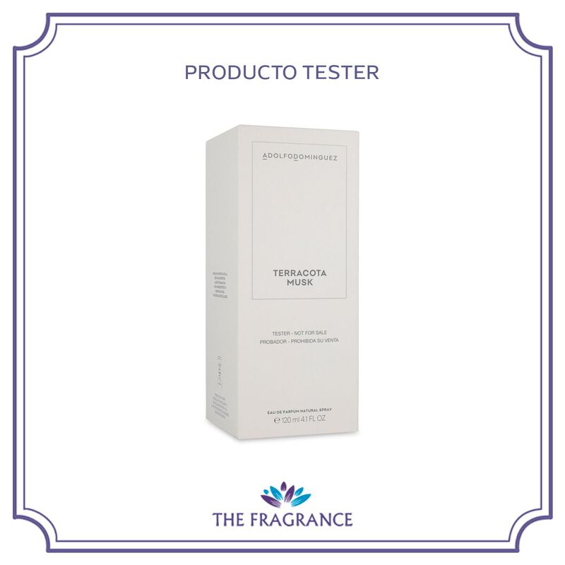 Tester Adolfo Dominguez Terracota Musk 120ml Ed... image number null