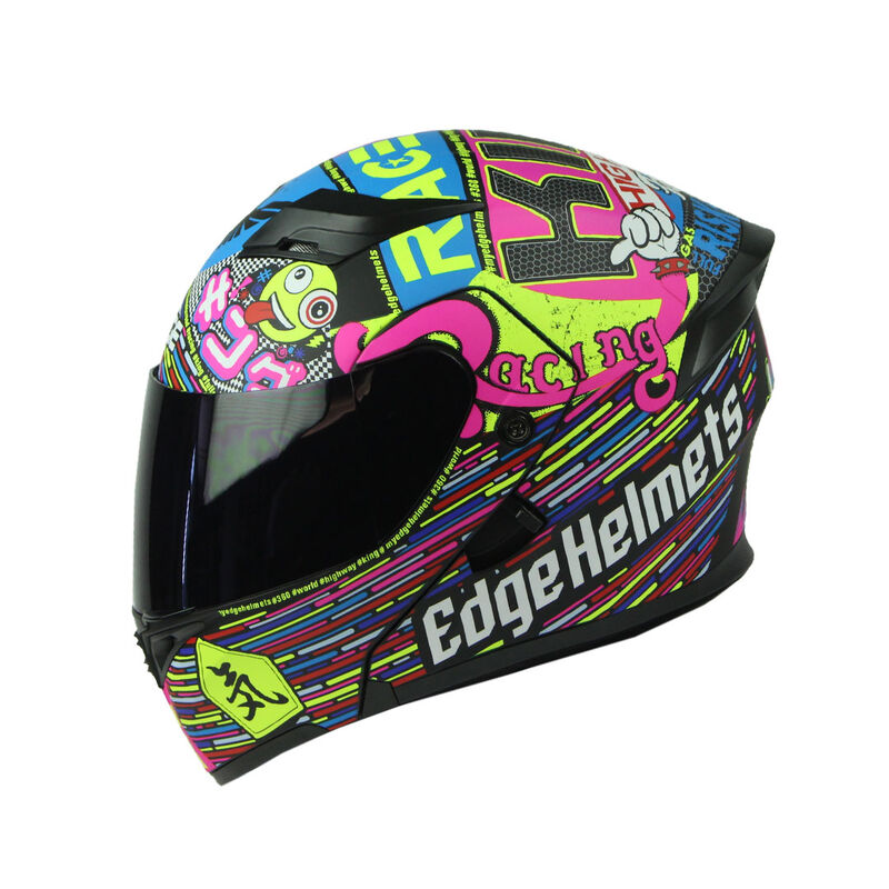 Casco Abatible Moto Racing 360 Edge Certificado... image number null