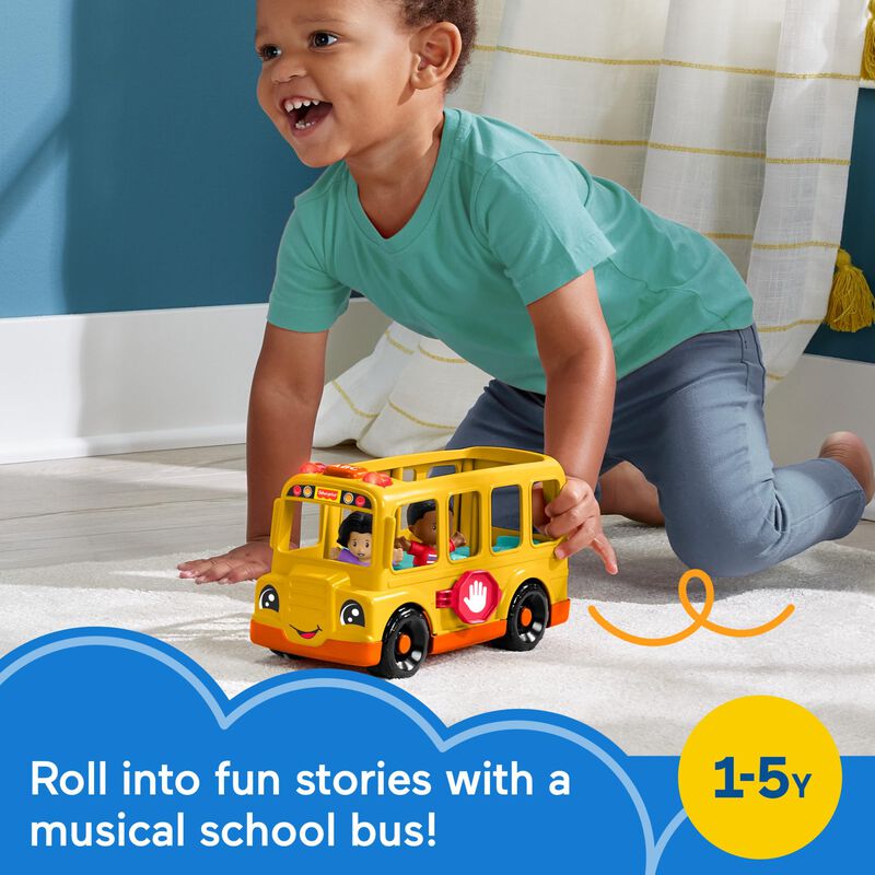 Autob&uacute;s Escolar De Juguete Fisher-price Little ... image number null