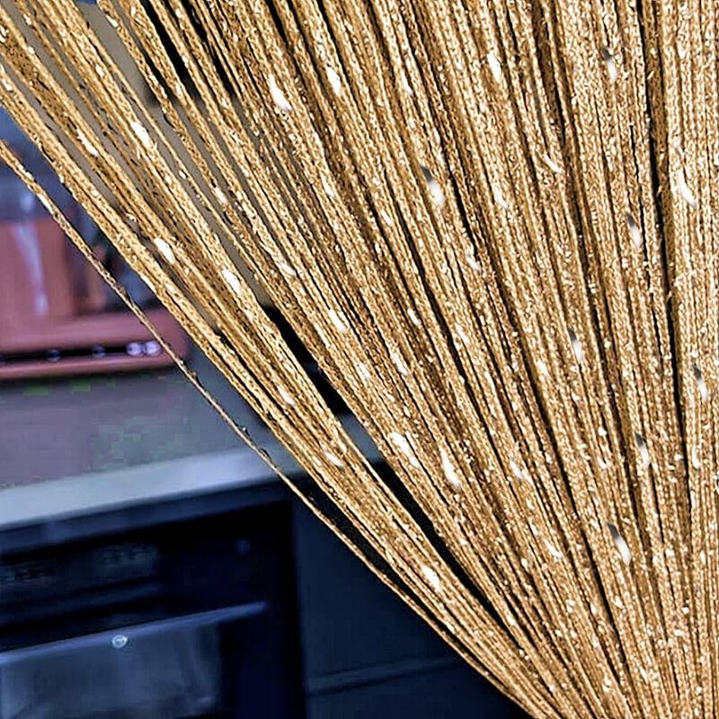 Cortina Decorativa Con Forma De Cadena Para Pue... image number null