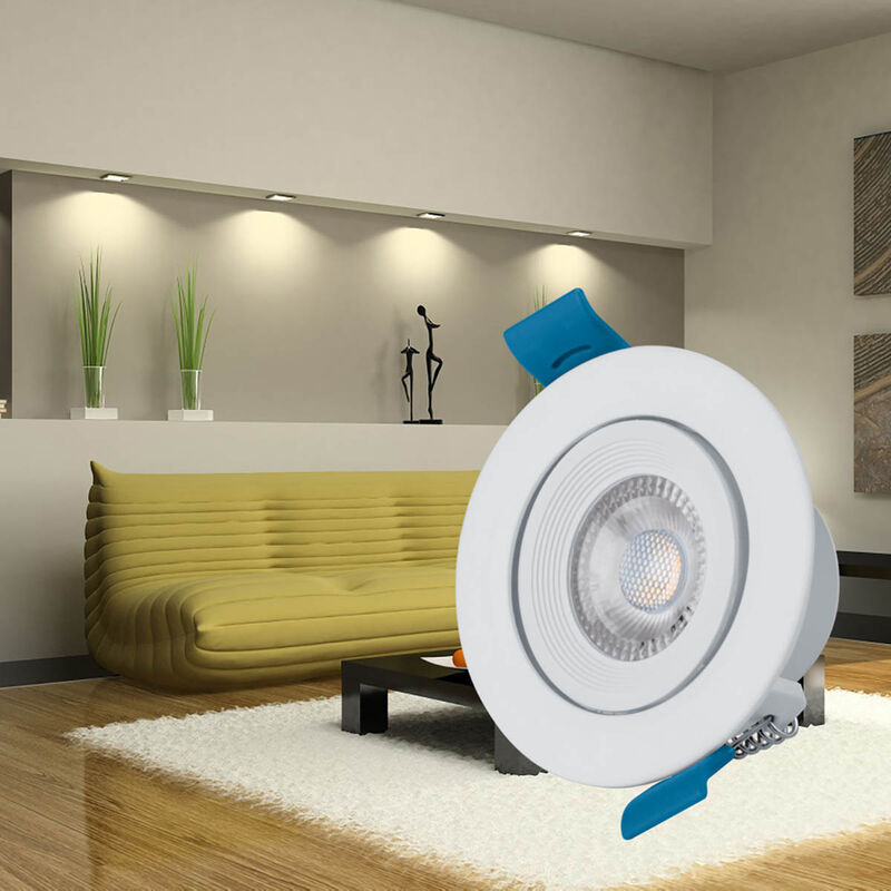 Pack de 6 spots Aksi 7W Circular LED Empotrable... image number null