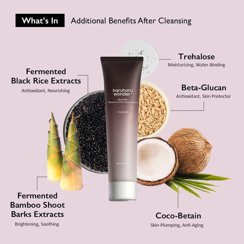 Gel Limpiador Haruharu Wonder Black Rice Moistu... image number null