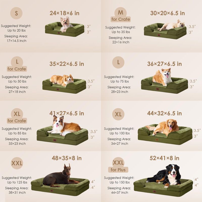 Cama Ortop&eacute;dica Para Perros Grande Eheyciga Imp... image number null