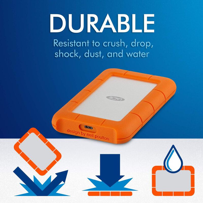 Disco Duro Externo LaCie Rugged Usb C 2.5'' 2tb... image number null