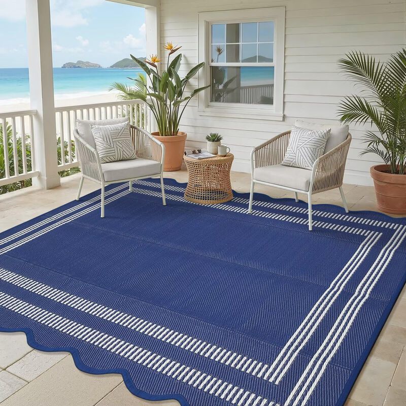 Alfombra Exterior Impermeable Garvee 8x10, Con ... image number null